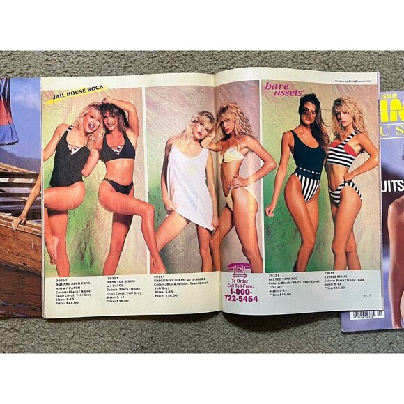 Swimwear Illustrated Magazine #1 & #2 Premiere 1986 1st Issue + Swim Styles 1989 - Picture 6 of 10